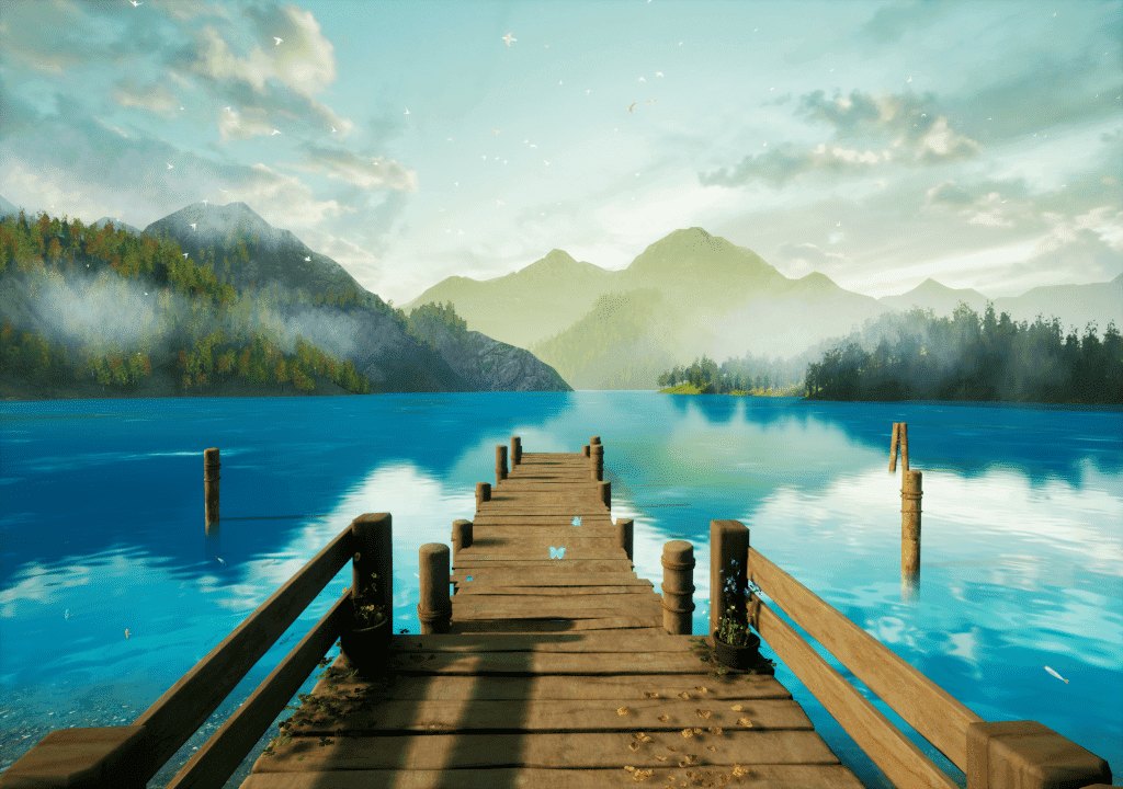 Immersive VR meditation environment for depression treatment